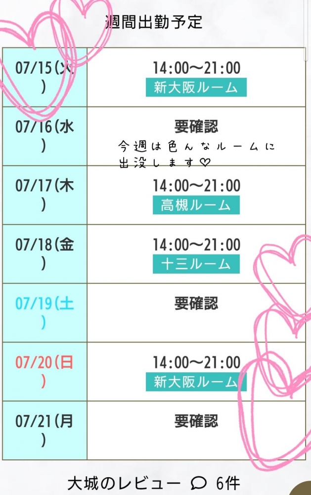 大城の日記